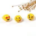 Emoji Smile Face Lighting Toy LED Color Flash Latex Ring For Party Kid Gift