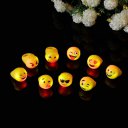 Emoji Smile Face Lighting Toy LED Color Flash Latex Ring For Party Kid Gift