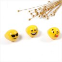 Emoji Smile Face Lighting Toy LED Color Flash Latex Ring For Party Kid Gift