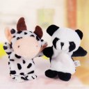 1PC Plush Animal Finger Puppets Baby Dual-layer Storytelling Props Kids Toys Gift